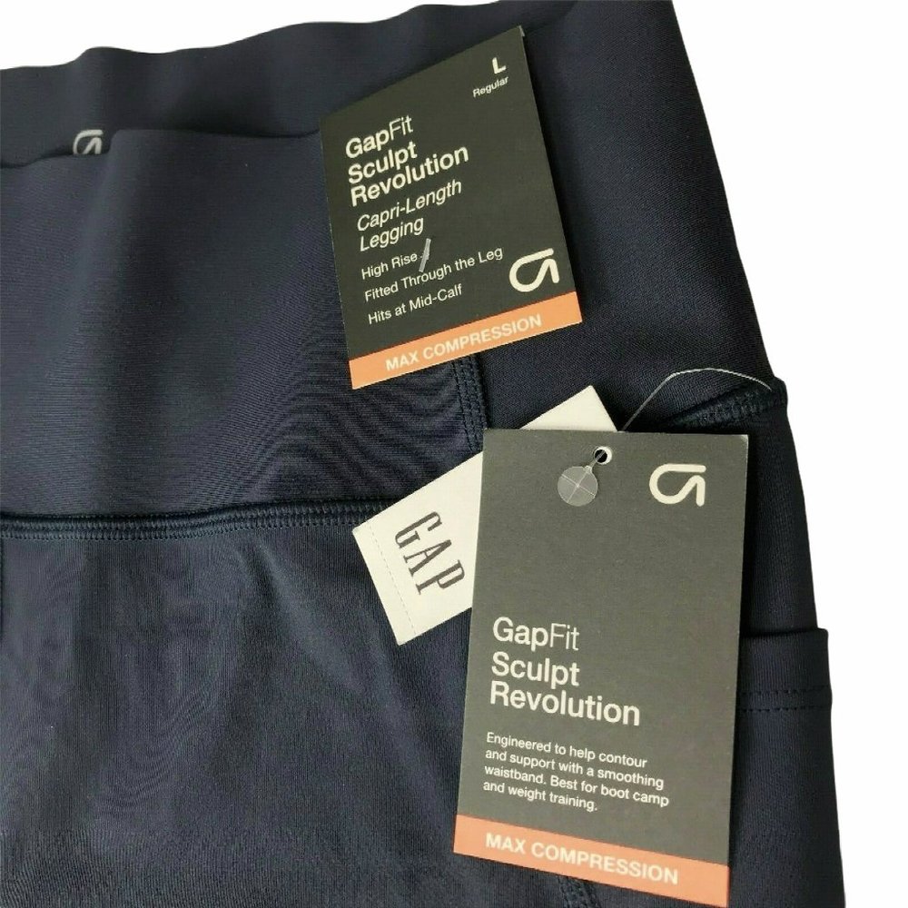 GAP 7/8 Crop Leggings Women's Large Dark Blue